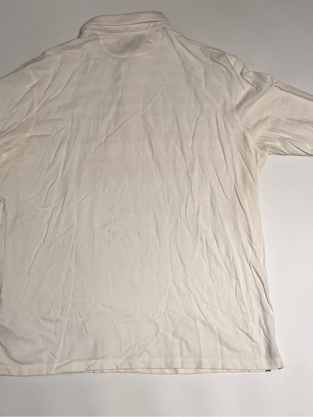 Banana Republic Performance Pique Men's White Polo Shirt